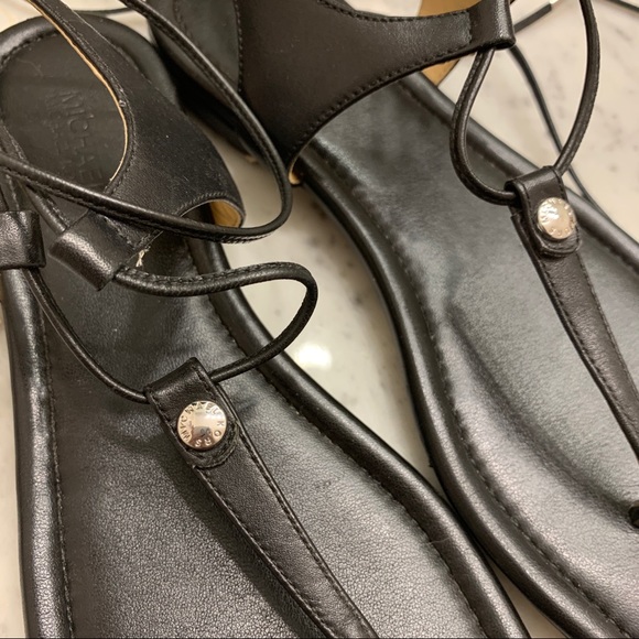 Michael Kor Lace up black sandals - Picture 2 of 5